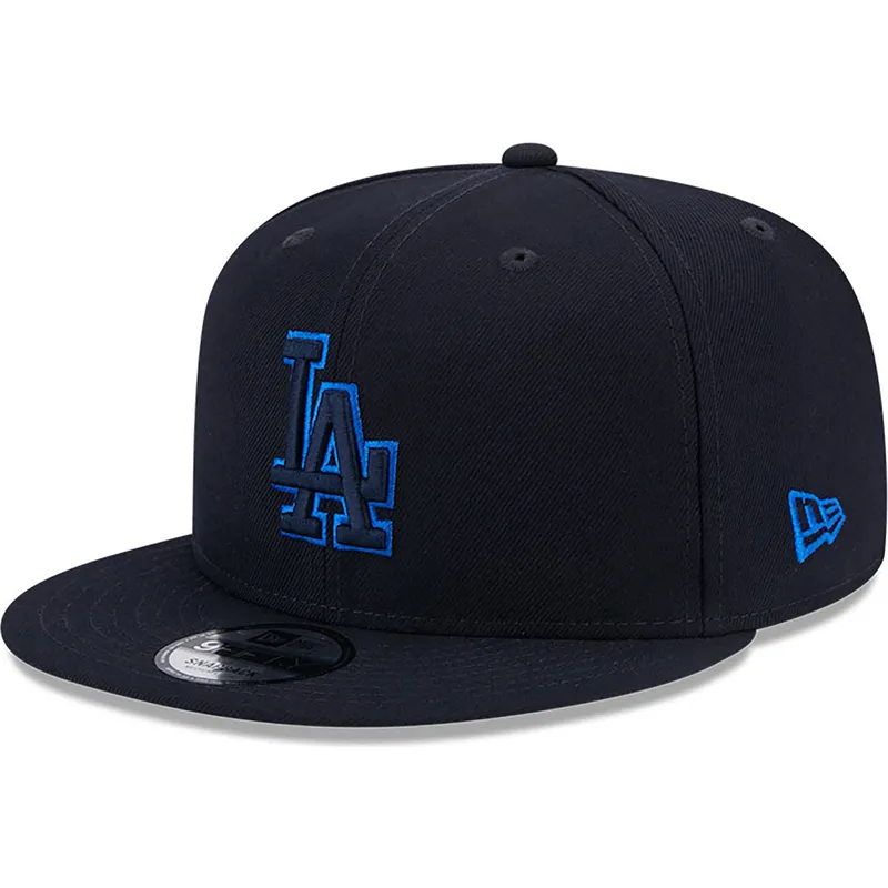 kasketter-flad-marinebla-snapback-9fifty-repreve-fra-los-angeles-dodgers-mlb-af-new-era