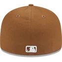 kasketter-flad-brun-tilpasset-59fifty-team-outline-fra-los-angeles-dodgers-mlb-af-new-era