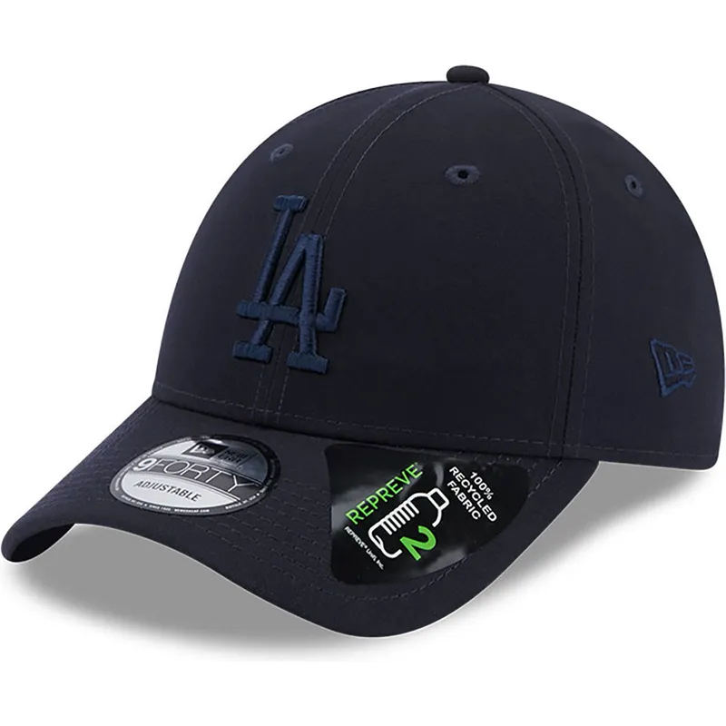kasketter-buet-marinebla-justerbar-rem-9forty-repreve-fra-los-angeles-dodgers-mlb-af-new-era kasketter-buet-marinebla-justerbar-rem-9forty-repreve-fra-los-angeles-dodgers-mlb-af-new-era