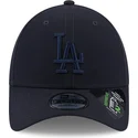 kasketter-buet-marinebla-justerbar-rem-9forty-repreve-fra-los-angeles-dodgers-mlb-af-new-era