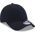 kasketter-buet-marinebla-justerbar-rem-9forty-repreve-fra-los-angeles-dodgers-mlb-af-new-era
