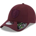 kasketter-buet-rod-justerbar-rem-granate-granate-9forty-repreve-fra-las-vegas-raiders-nfl-af-new-era