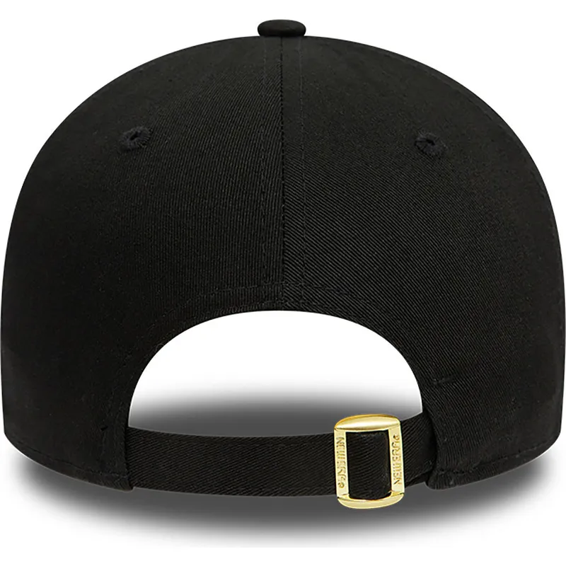 kasketter-buet-sort-justerbar-rem-9forty-metallic-badge-fra-los-angeles-lakers-nba-af-new-era