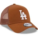kasketter-buet-brun-snapback-a-frame-league-essential-fra-los-angeles-dodgers-mlb-af-new-era