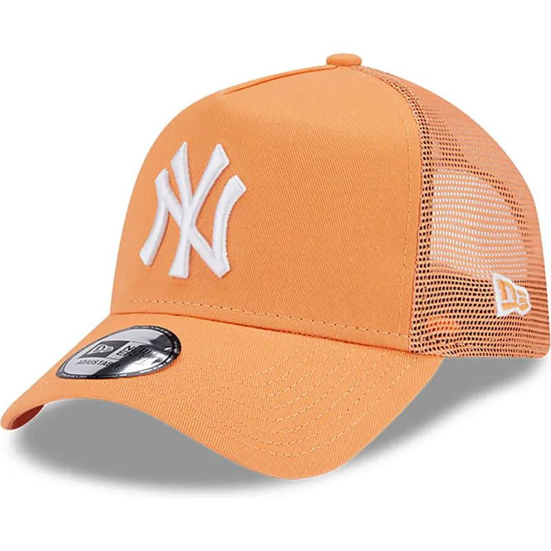 kasketter-buet-orange-snapback-a-frame-league-essential-fra-new-york-yankees-mlb-af-new-era kasketter-buet-orange-snapback-a-frame-league-essential-fra-new-york-yankees-mlb-af-new-era