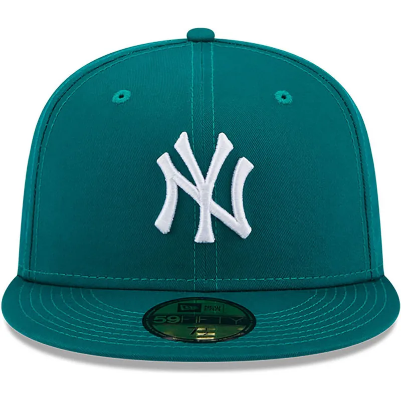 kasketter-flad-gron-tilpasset-59fifty-league-essential-fra-new-york-yankees-mlb-af-new-era