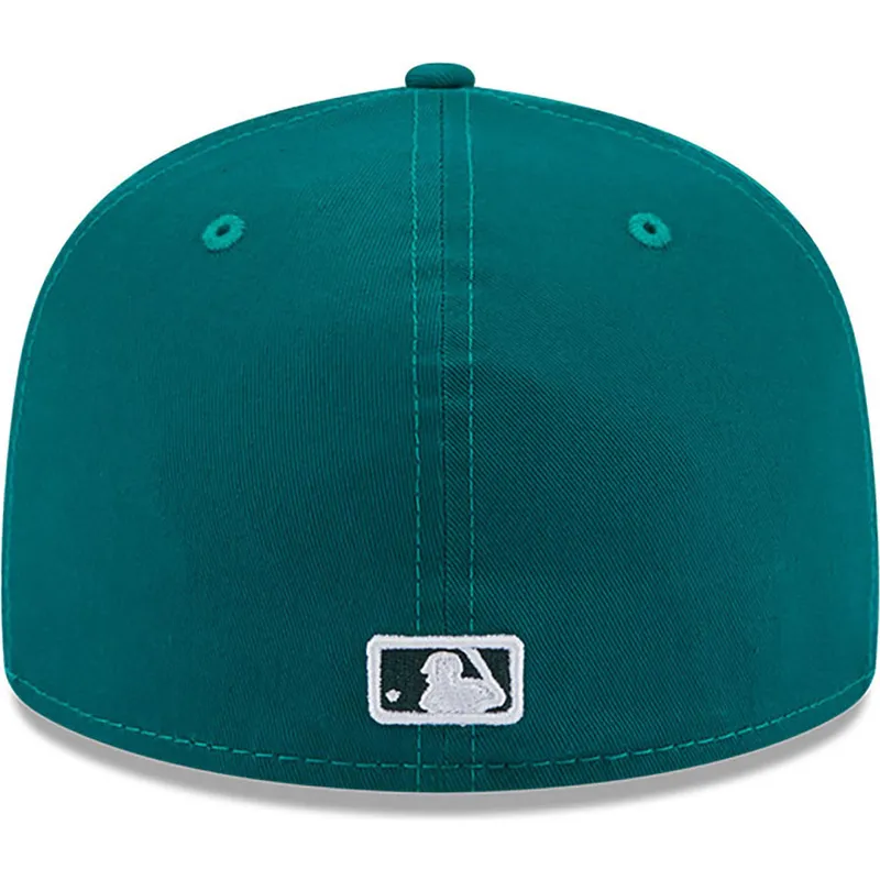 kasketter-flad-gron-tilpasset-59fifty-league-essential-fra-new-york-yankees-mlb-af-new-era