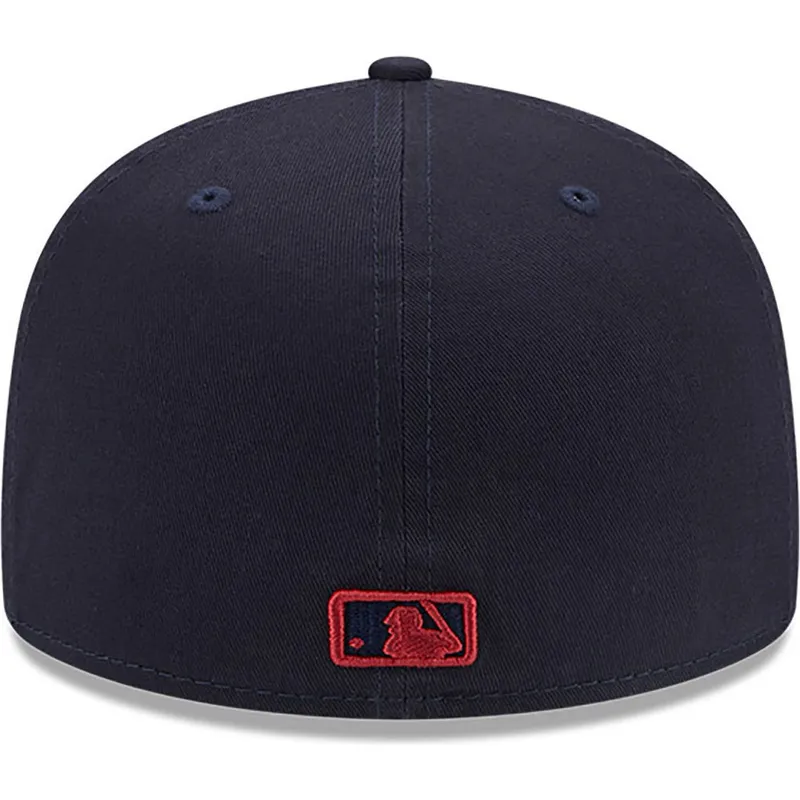 kasketter-flad-marinebla-tilpasset-59fifty-league-essential-fra-new-york-yankees-mlb-af-new-era