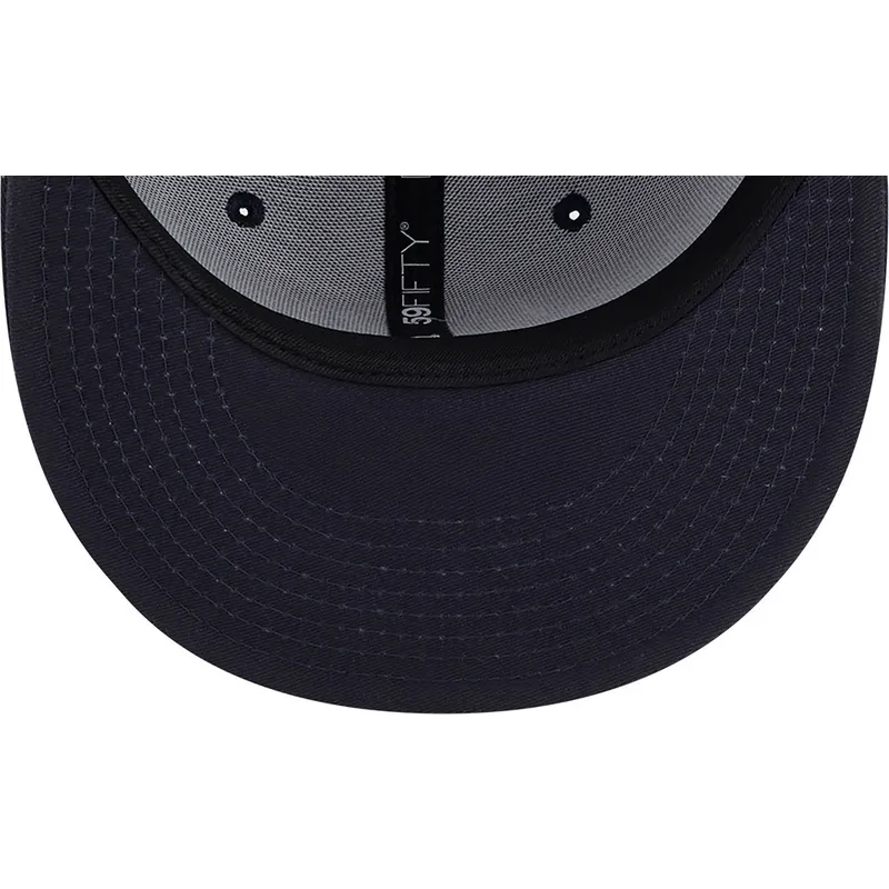 kasketter-flad-marinebla-tilpasset-59fifty-league-essential-fra-new-york-yankees-mlb-af-new-era