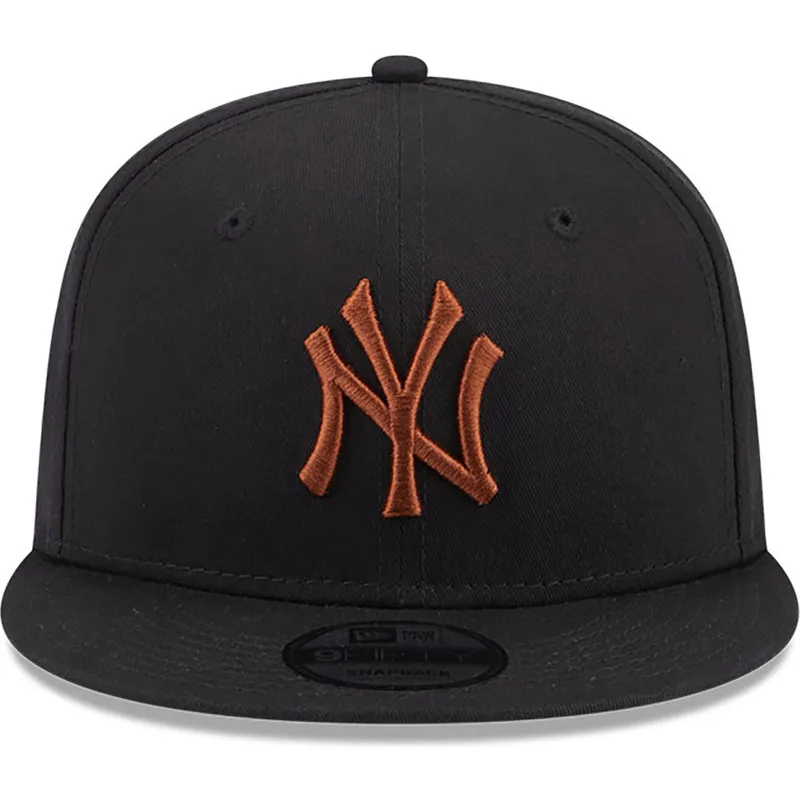 kasketter-flad-sort-snapback-marron-9fifty-league-essential-fra-new-york-yankees-mlb-af-new-era