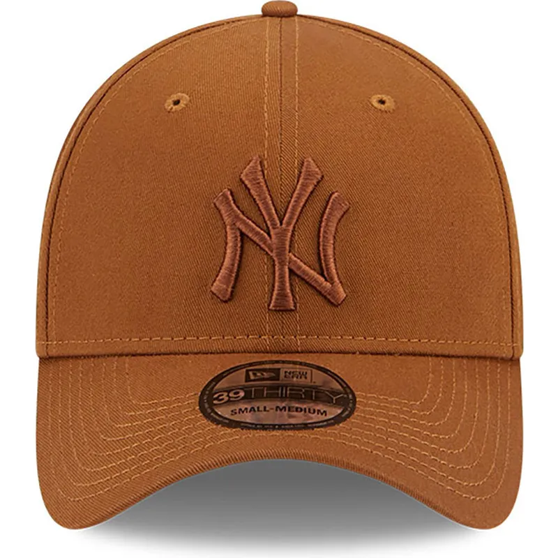 kasketter-buet-brun-tilpasset-39thirty-league-essential-fra-new-york-yankees-mlb-af-new-era