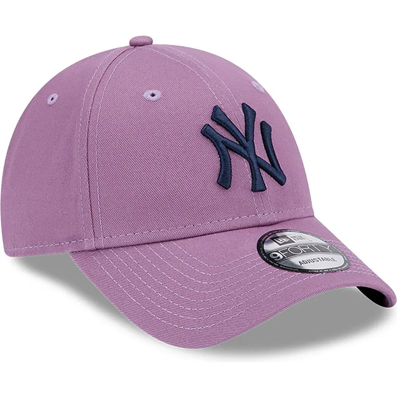 kasketter-buet-violet-justerbar-rem-9forty-league-essential-fra-new-york-yankees-mlb-af-new-era
