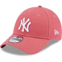 kasketter-buet-rosa-justerbar-rem-claro-9forty-league-essential-fra-new-york-yankees-mlb-af-new-era