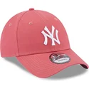 kasketter-buet-rosa-justerbar-rem-claro-9forty-league-essential-fra-new-york-yankees-mlb-af-new-era