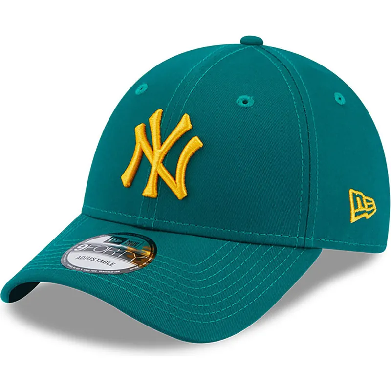 kasketter-buet-gron-justerbar-rem-9forty-league-essential-fra-new-york-yankees-mlb-af-new-era
