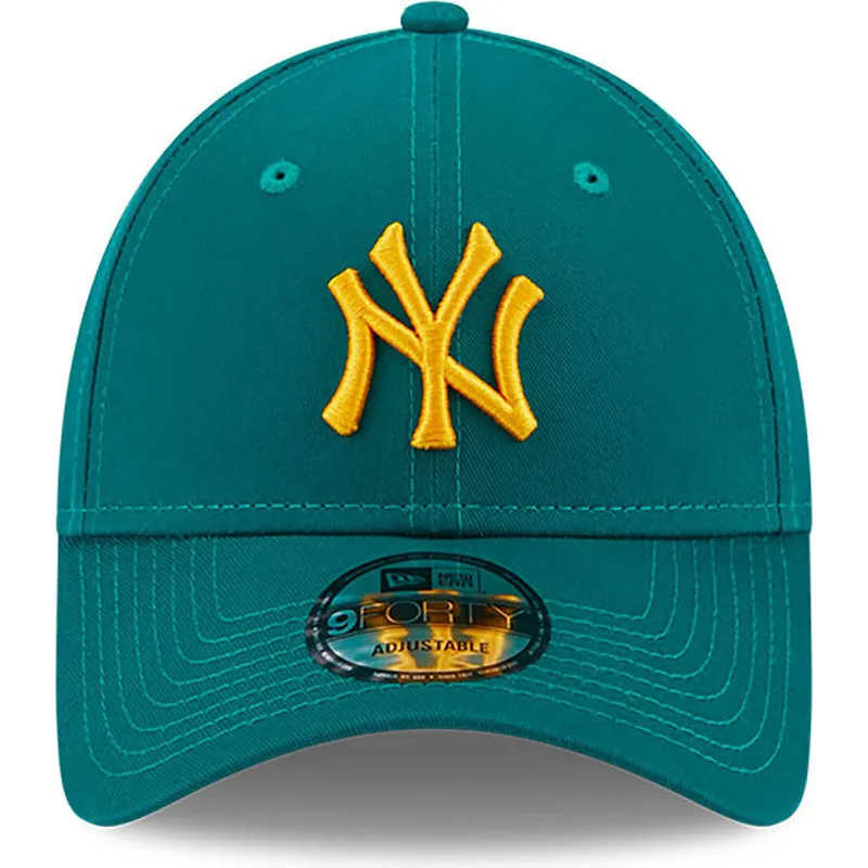 kasketter-buet-gron-justerbar-rem-9forty-league-essential-fra-new-york-yankees-mlb-af-new-era