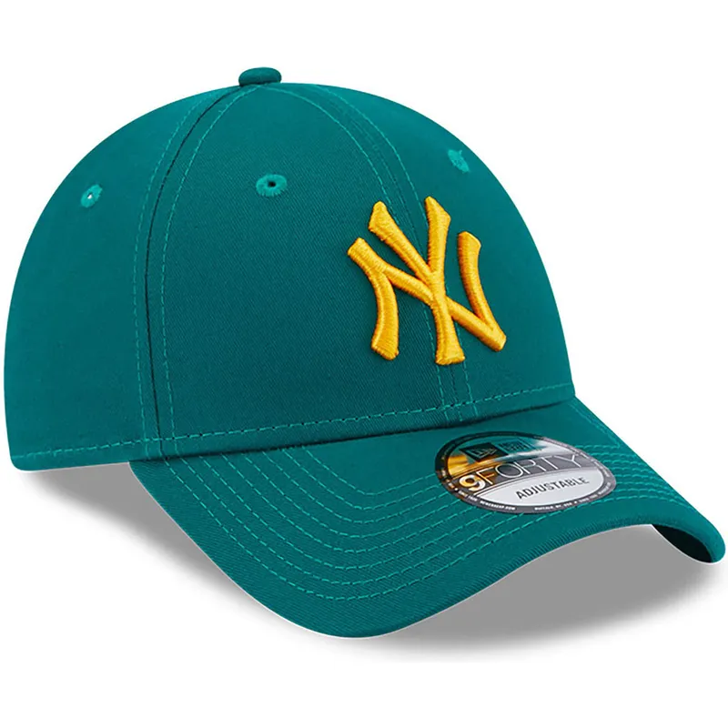 kasketter-buet-gron-justerbar-rem-9forty-league-essential-fra-new-york-yankees-mlb-af-new-era