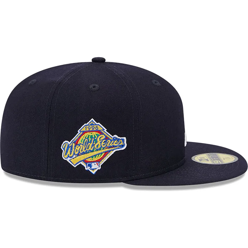 kasketter-flad-marinebla-tilpasset-59fifty-reverse-fra-new-york-yankees-mlb-af-new-era