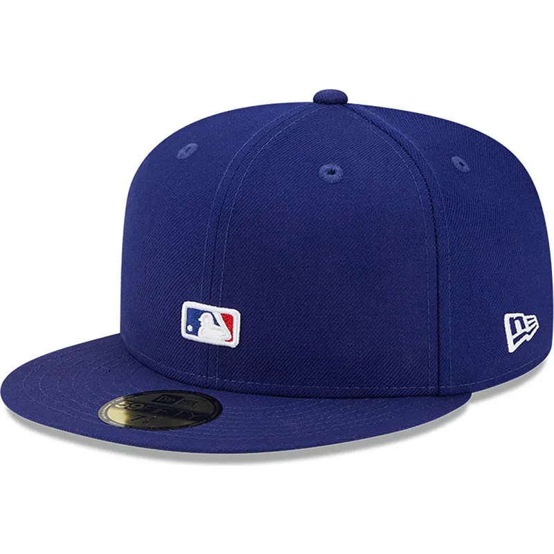 kasketter-flad-bla-tilpasset-59fifty-reverse-fra-los-angeles-dodgers-mlb-af-new-era