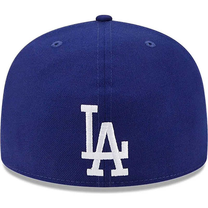 kasketter-flad-bla-tilpasset-59fifty-reverse-fra-los-angeles-dodgers-mlb-af-new-era