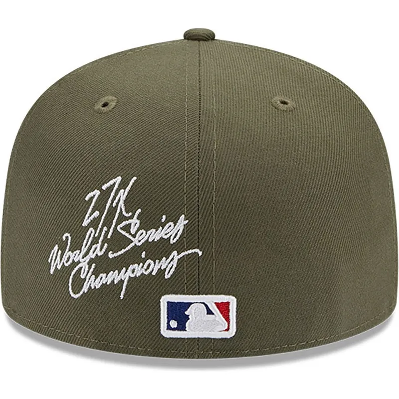 kasketter-flad-gron-tilpasset-59fifty-world-series-fra-new-york-yankees-mlb-af-new-era