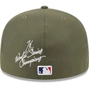 kasketter-flad-gron-tilpasset-59fifty-world-series-fra-los-angeles-dodgers-mlb-af-new-era