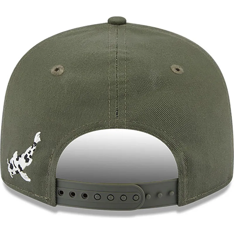 kasketter-flad-gron-snapback-9fifty-koi-fish-fra-los-angeles-dodgers-mlb-af-new-era