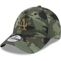 justerbar-9forty-los-angeles-dodgers-mlb-camouflagekurvet-kasket-med-all-over-print-painted-fra-new-era