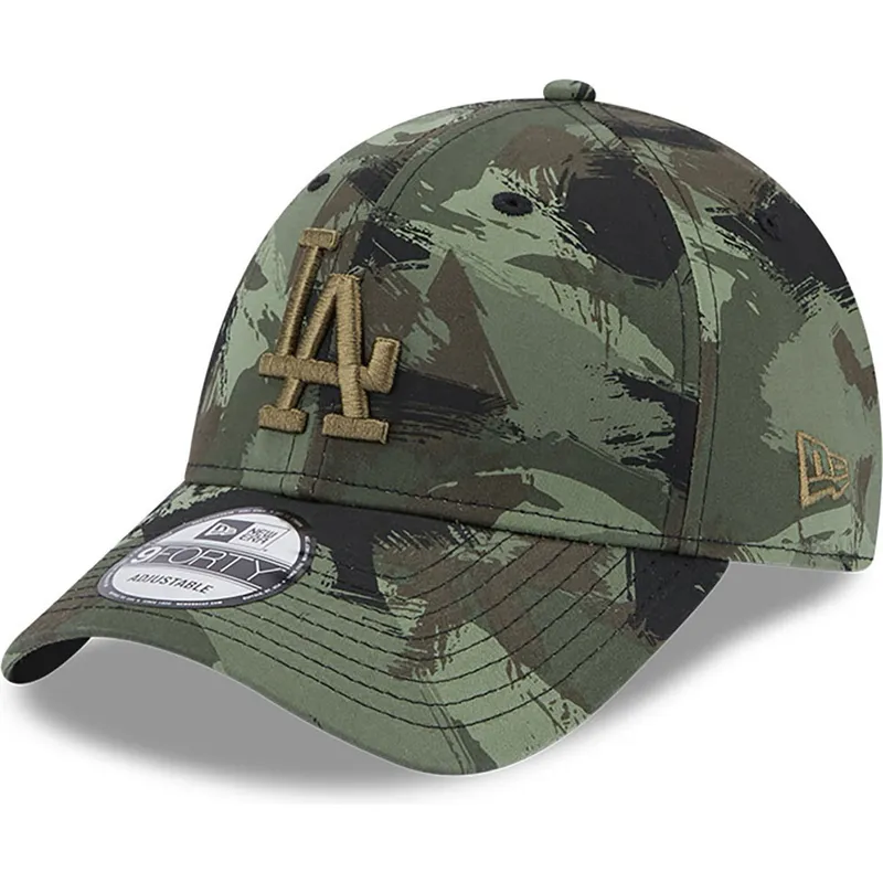 kasketter-buet-camouflage-justerbar-rem-9forty-all-over-print-painted-fra-los-angeles-dodgers-mlb-af-new-era