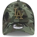 justerbar-9forty-los-angeles-dodgers-mlb-camouflagekurvet-kasket-med-all-over-print-painted-fra-new-era