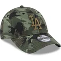 justerbar-9forty-los-angeles-dodgers-mlb-camouflagekurvet-kasket-med-all-over-print-painted-fra-new-era