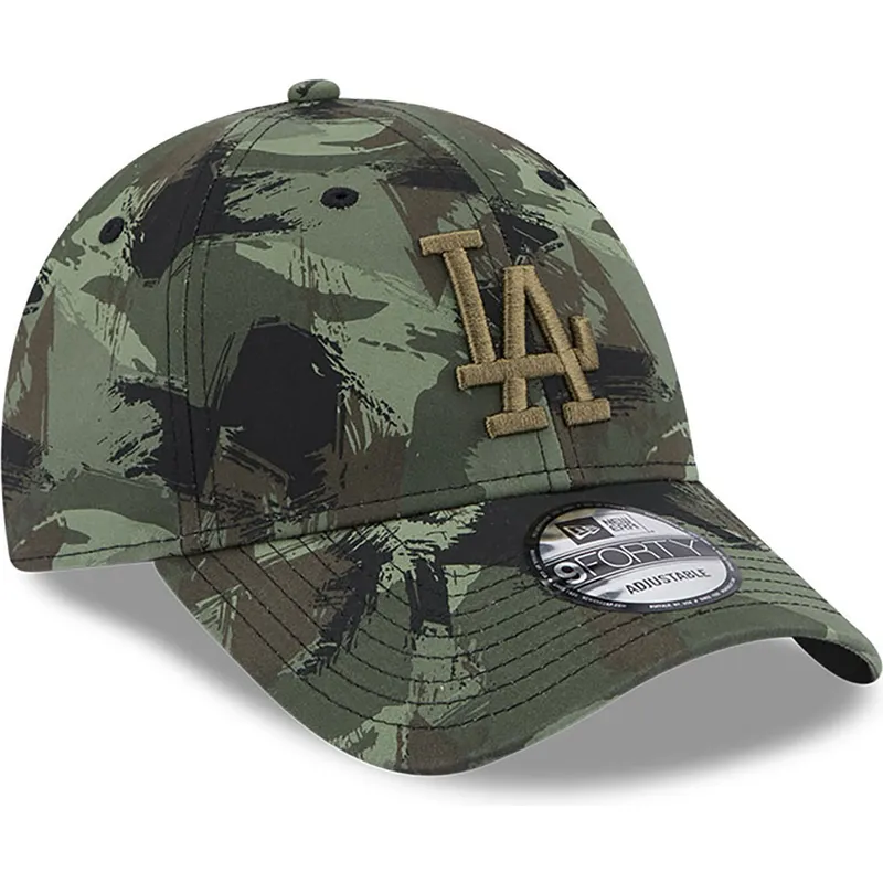 kasketter-buet-camouflage-justerbar-rem-9forty-all-over-print-painted-fra-los-angeles-dodgers-mlb-af-new-era