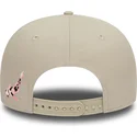 kasketter-flad-beige-snapback-9fifty-koi-fish-fra-new-york-yankees-mlb-af-new-era