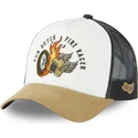 von-dutch-fire-racer-fir-beige-sort-og-brun-trucker-kasket