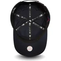 justerbar-marinebla-kurvet-kasket-9forty-flawless-logo-fra-new-york-yankees-mlb-fra-new-era