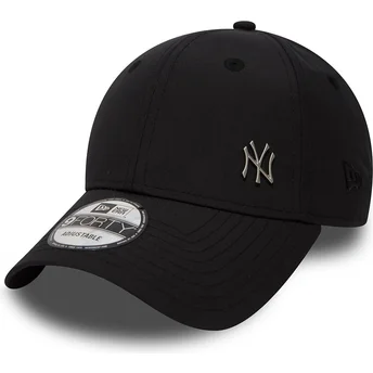 Sort justerbar curved kasket 9FORTY Flawless Logo fra New York Yankees MLB fra New Era