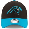 justerbar-sort-og-bla-buet-kasket-9forty-the-league-fra-carolina-panthers-nfl-fra-new-era