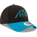 justerbar-sort-og-bla-buet-kasket-9forty-the-league-fra-carolina-panthers-nfl-fra-new-era