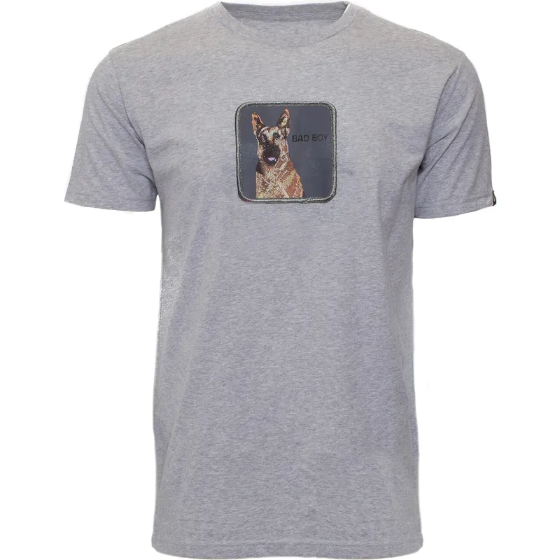 t-shirt-kort-aerme-gra-fra-manga-corta-gris-perro-pastor-aleman-bad-boy-bouncer-the-farm-the-farm-af-goorin-bros
