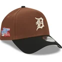 kasketter-buet-brun-snapback-9forty-a-frame-harvest-fra-detroit-tigers-mlb-af-new-era