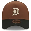 kasketter-buet-brun-snapback-9forty-a-frame-harvest-fra-detroit-tigers-mlb-af-new-era