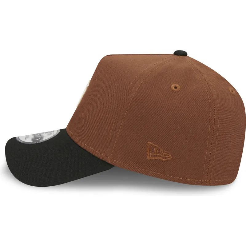 kasketter-buet-brun-snapback-9forty-a-frame-harvest-fra-detroit-tigers-mlb-af-new-era