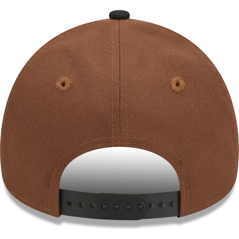 kasketter-buet-brun-snapback-9forty-a-frame-harvest-fra-detroit-tigers-mlb-af-new-era