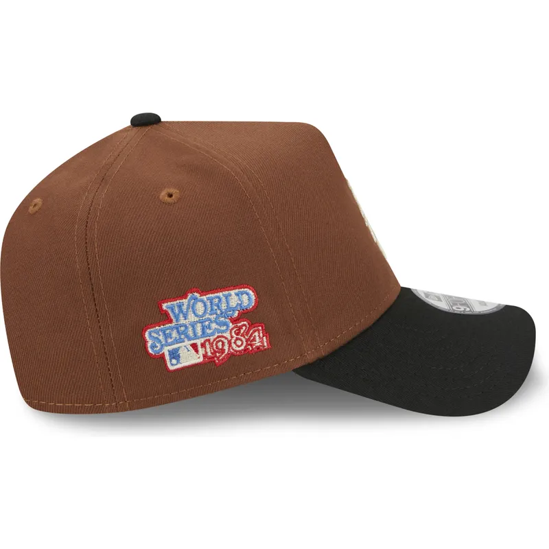 kasketter-buet-brun-snapback-9forty-a-frame-harvest-fra-detroit-tigers-mlb-af-new-era