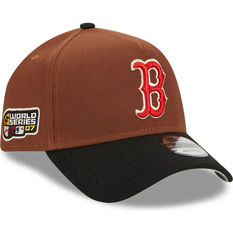 kasketter-buet-brun-snapback-9forty-a-frame-harvest-fra-boston-red-sox-mlb-af-new-era