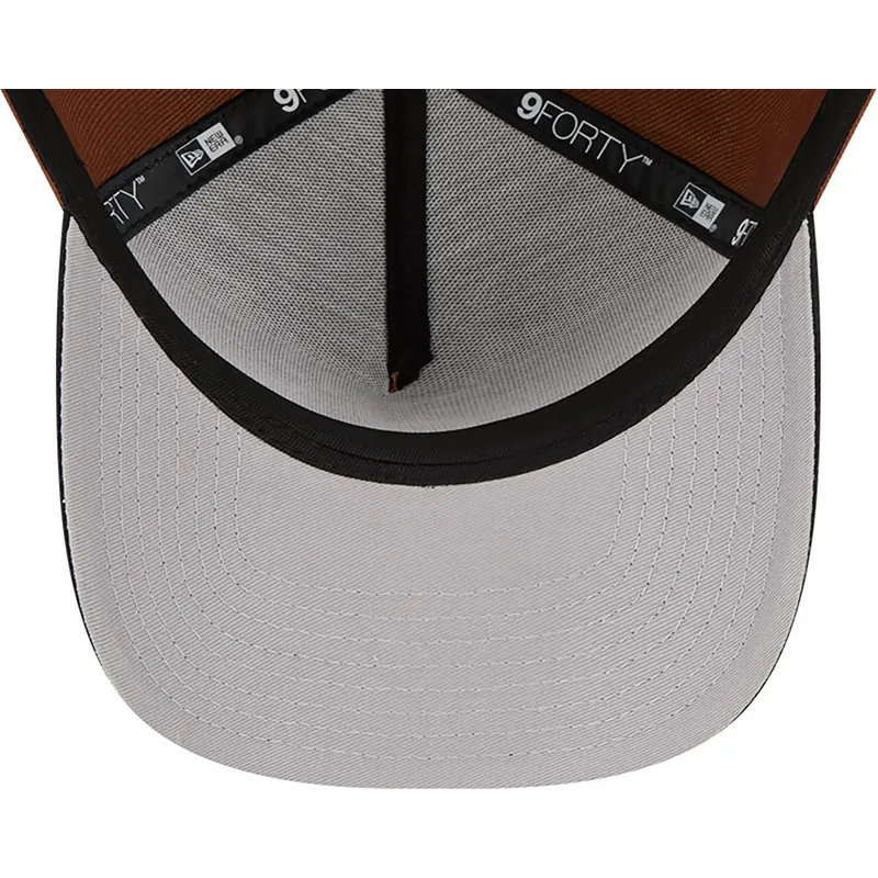 kasketter-buet-brun-snapback-9forty-a-frame-harvest-fra-boston-red-sox-mlb-af-new-era