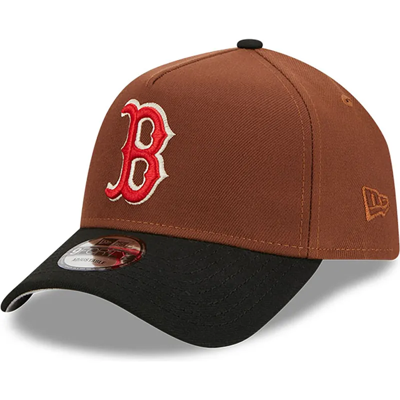 kasketter-buet-brun-snapback-9forty-a-frame-harvest-fra-boston-red-sox-mlb-af-new-era