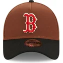 kasketter-buet-brun-snapback-9forty-a-frame-harvest-fra-boston-red-sox-mlb-af-new-era