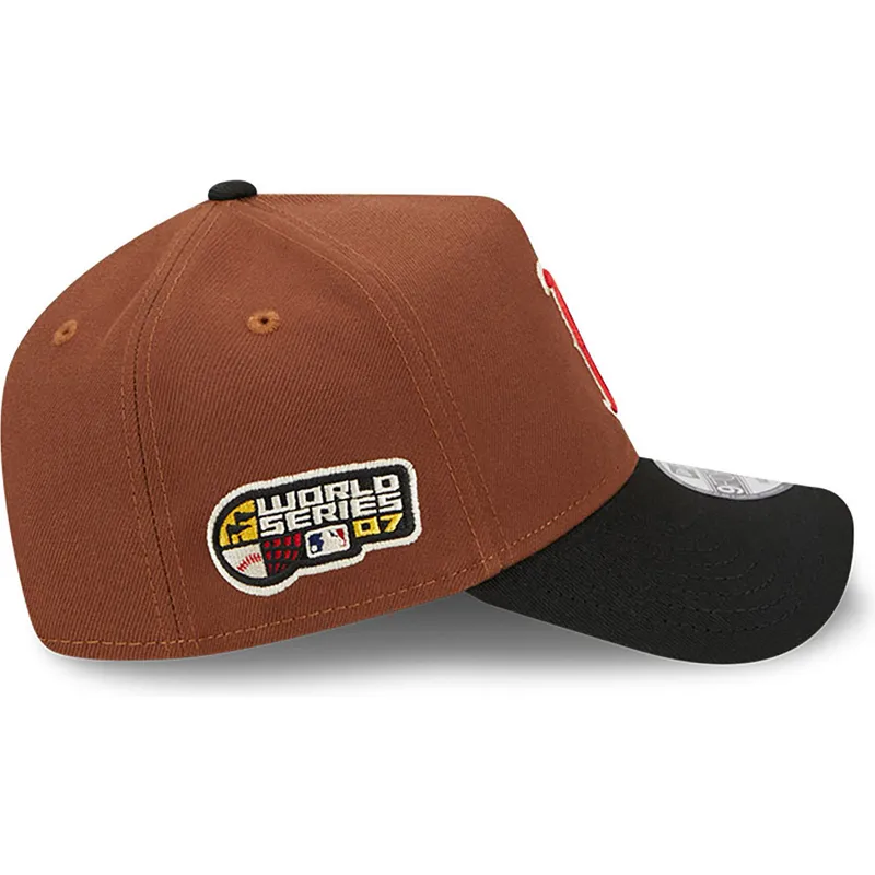 kasketter-buet-brun-snapback-9forty-a-frame-harvest-fra-boston-red-sox-mlb-af-new-era