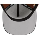kasketter-buet-brun-snapback-9forty-a-frame-harvest-fra-new-york-yankees-mlb-af-new-era